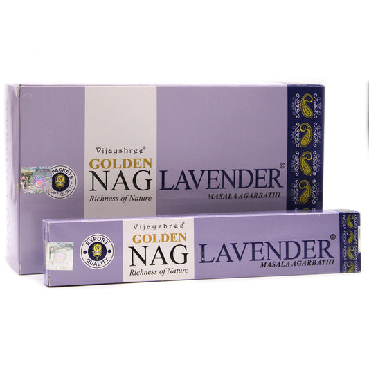 15g Golden Nag - Lavender Incense
