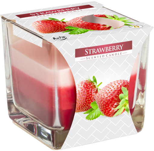 Rainbow Jar Candle - Strawberry