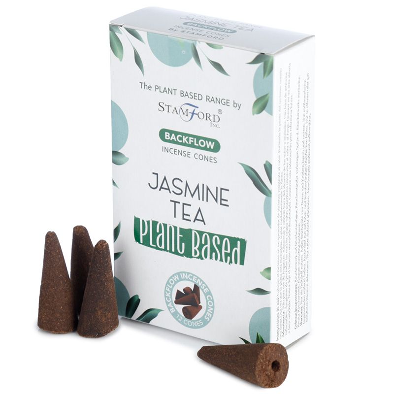 Plant Based Backflow Incense Cones - Jasmine Tea