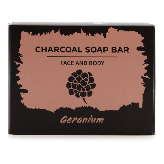 Charcoal Soap 85g - Geranium